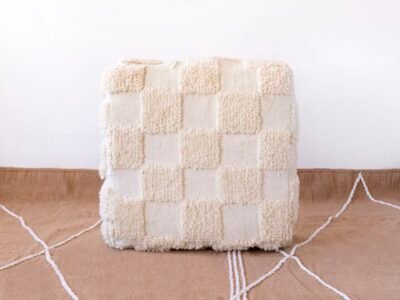 Zellige Moroccan Pouf