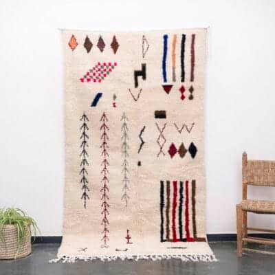 Abstract Modern Berber Rug