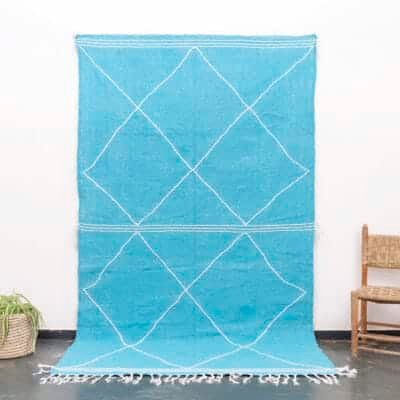 Light Blue Kilim Rug